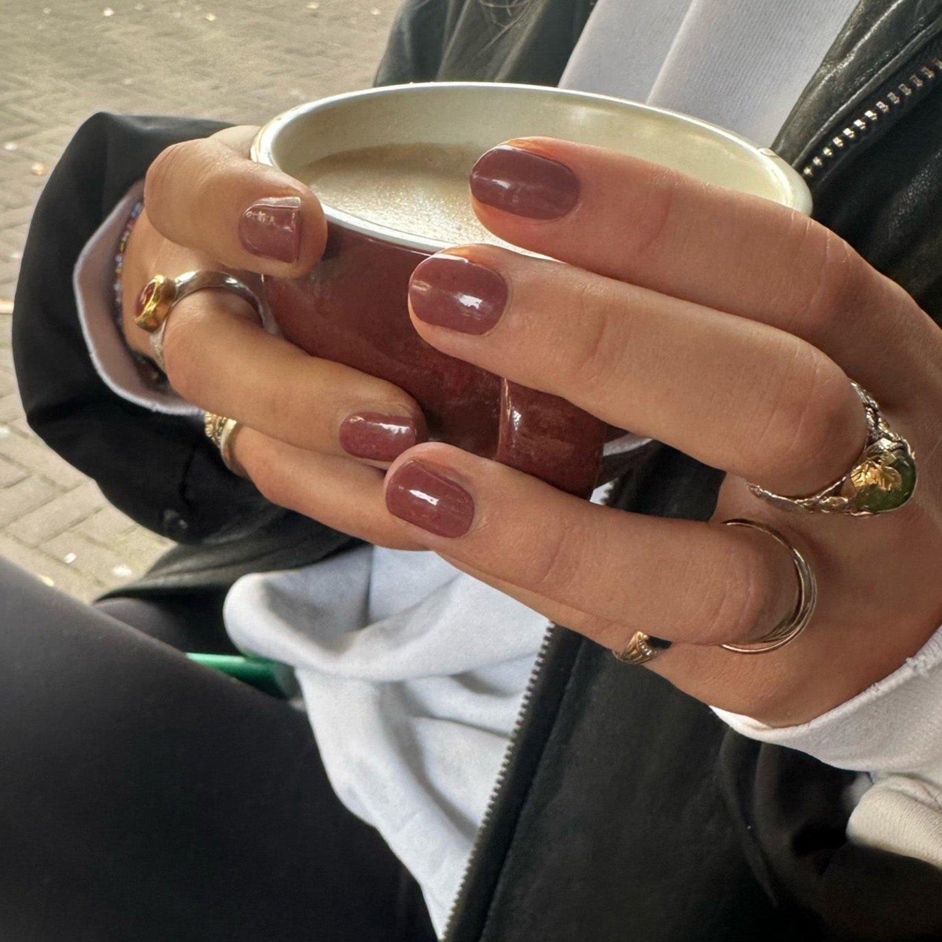 Bailey Brown Maniac nail wrap bruin koffie