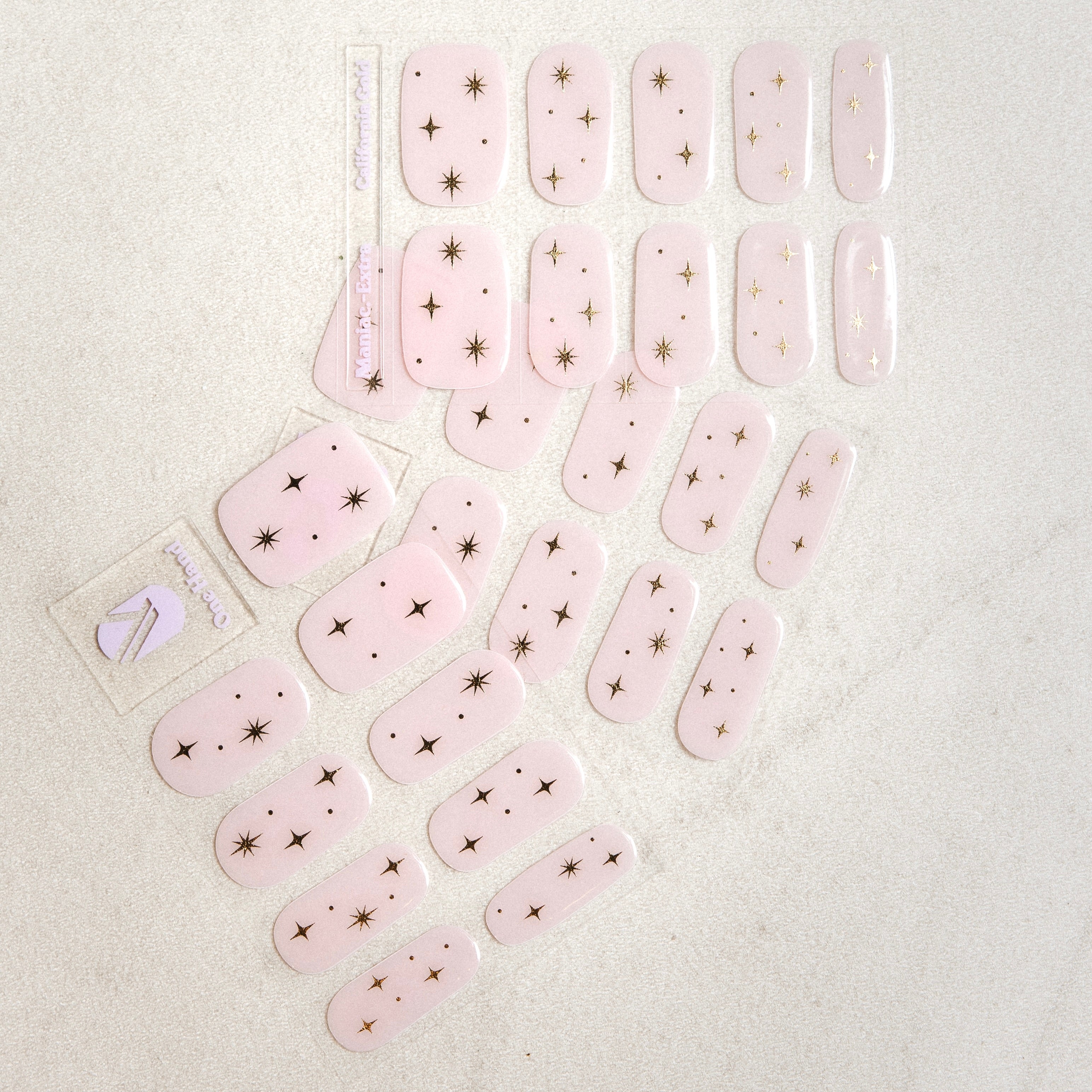 California Gold by Vedder & Vedder Maniac gellak stickers Manicure sheet