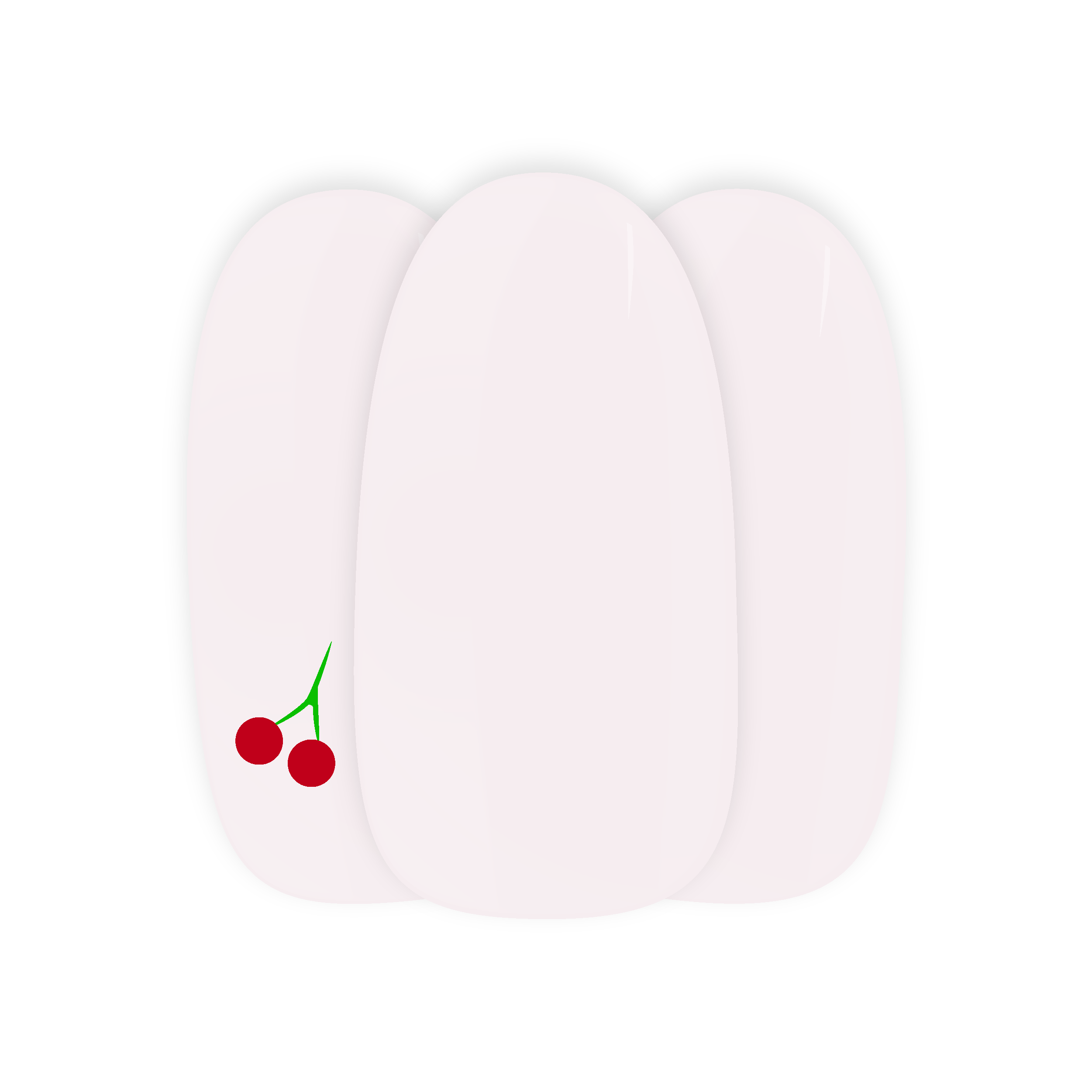 Cherry On Top Maniac gellak stickers Manicure red pink