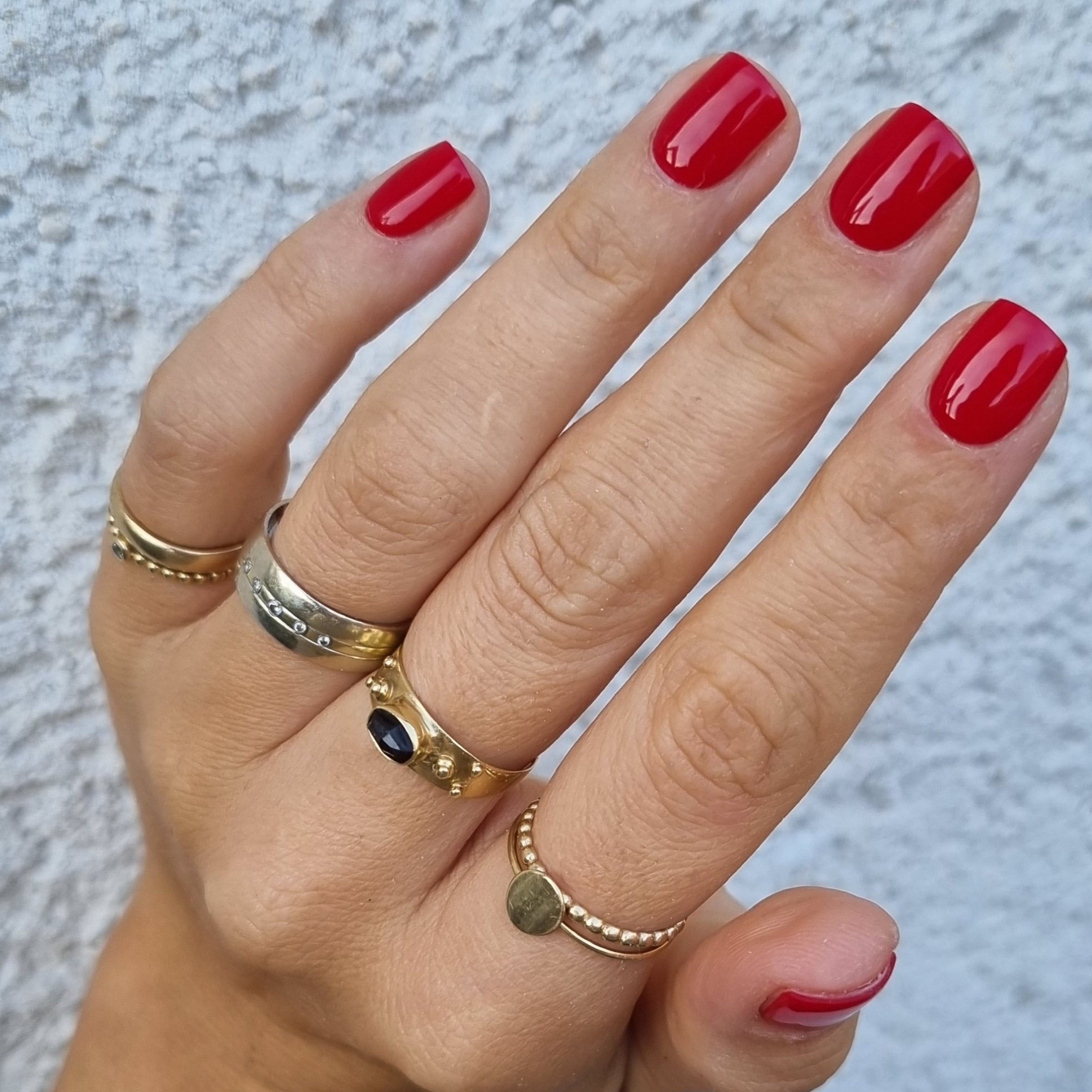 Coco Obsession Maniac nail stickers rood met witte achtergrond