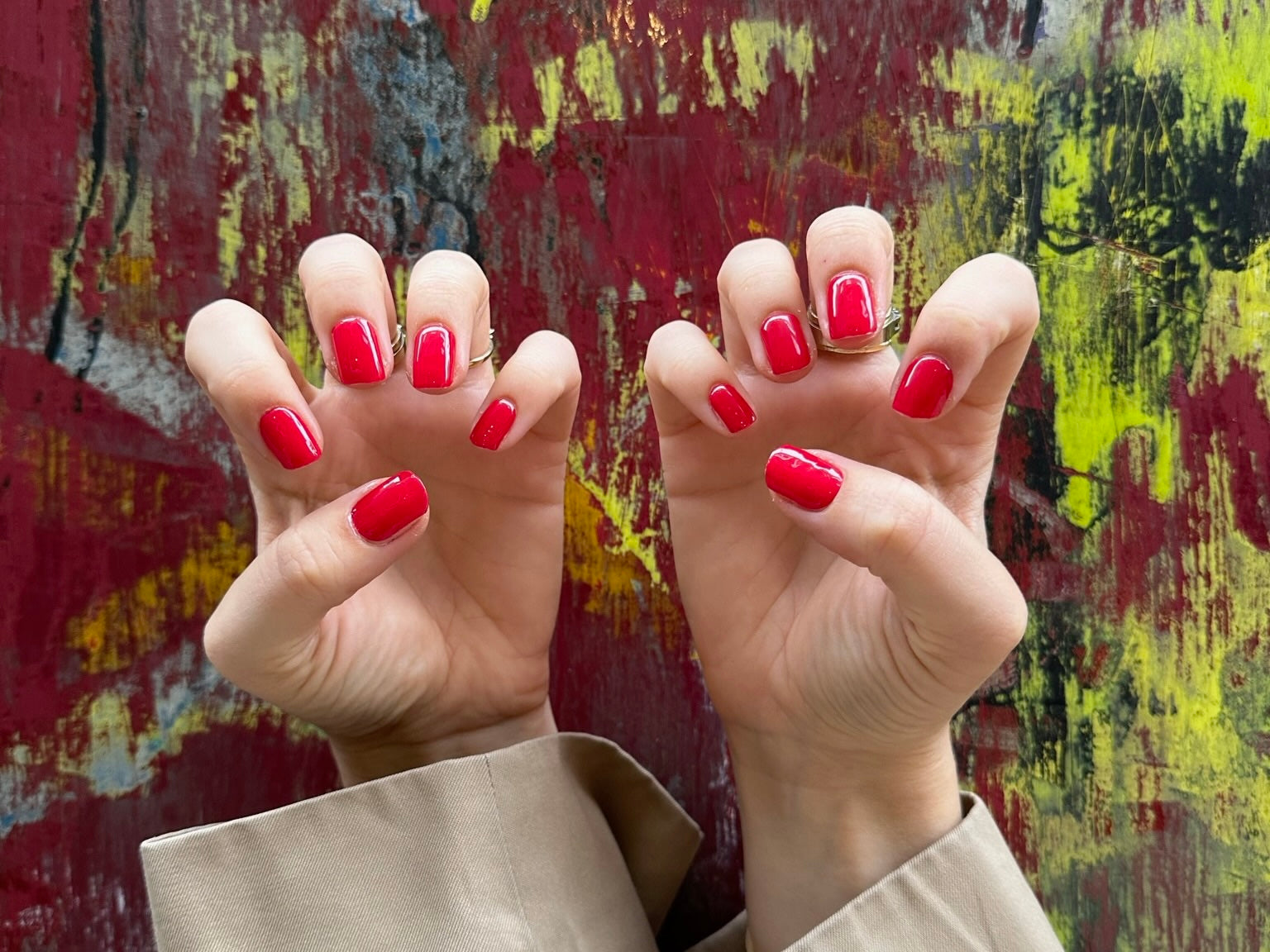 Coco Obsession Maniac gellak stickers Manicure Red Graffiti