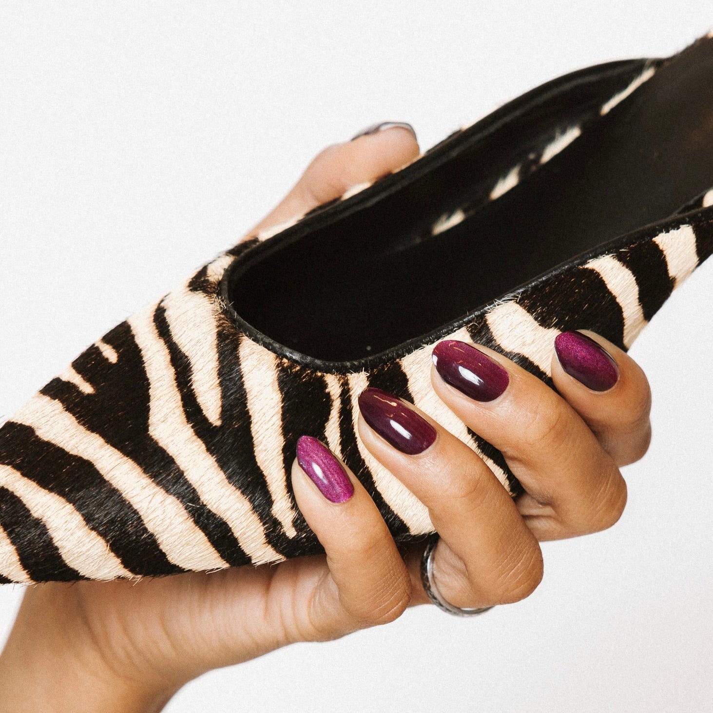 Deep Muse Maniac Nails gellak stickers Manicure paars glitters shoe