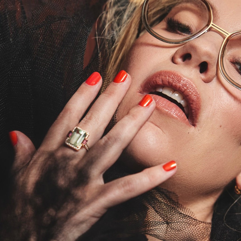 Fidelia Eline de Munck Maniac nail wraps knal rood