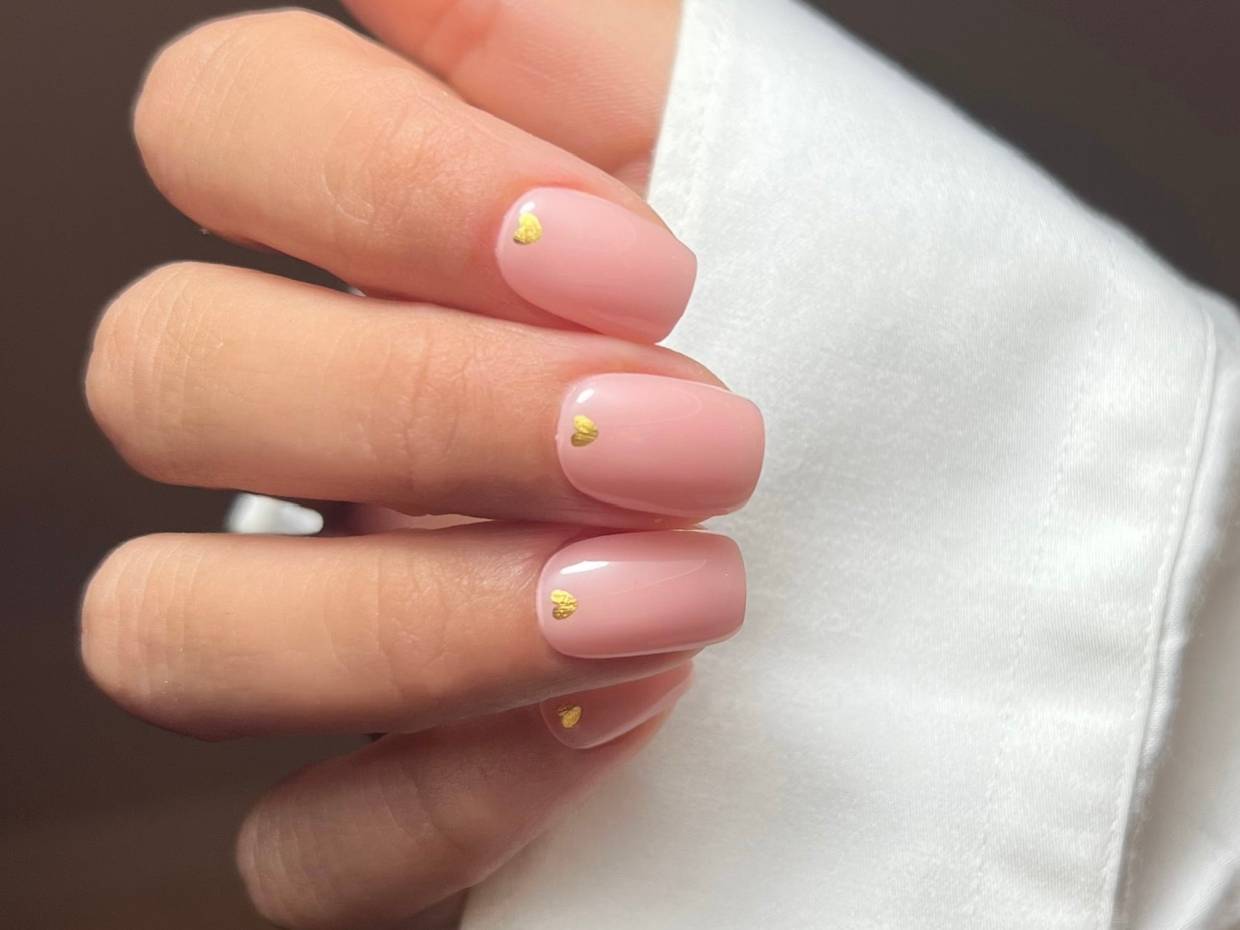 Heart of Gold by Anouk Nijs Maniac Nails gellak stickers Manicure Gold