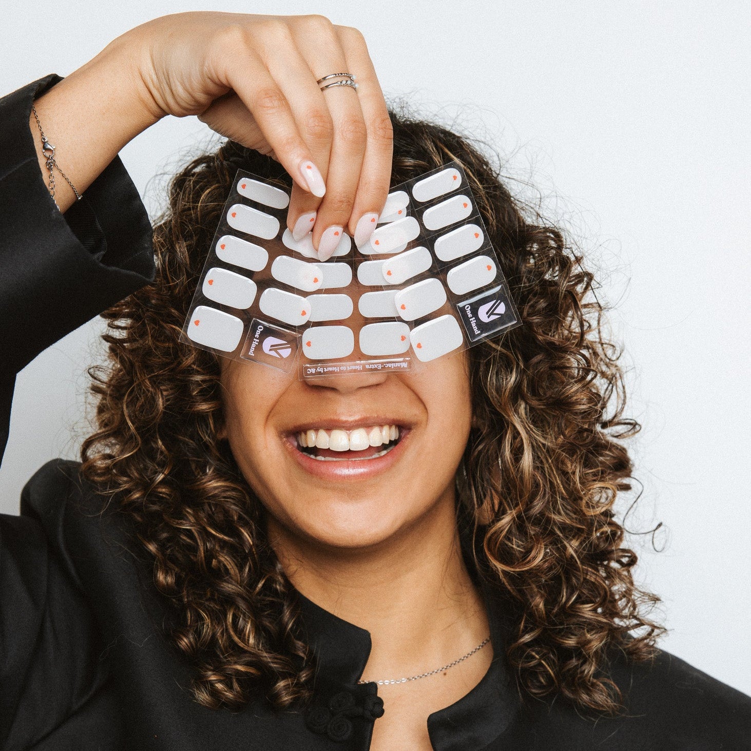 Heart to Heart by &C Maniac Nails Gellak Stickers Manicure Nail Art 3 Sheets Smile Curls