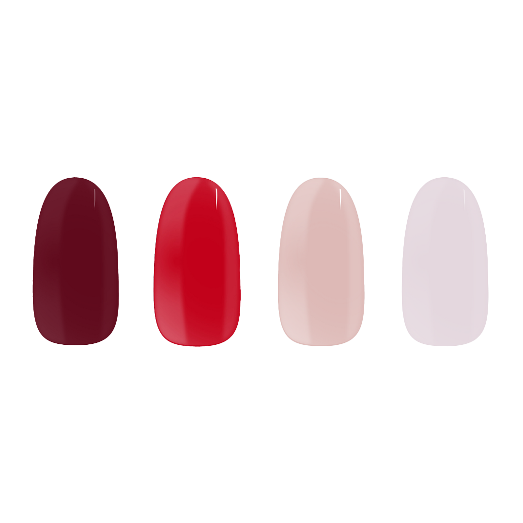 i'm ready bundle rood beige maniac nails stickers