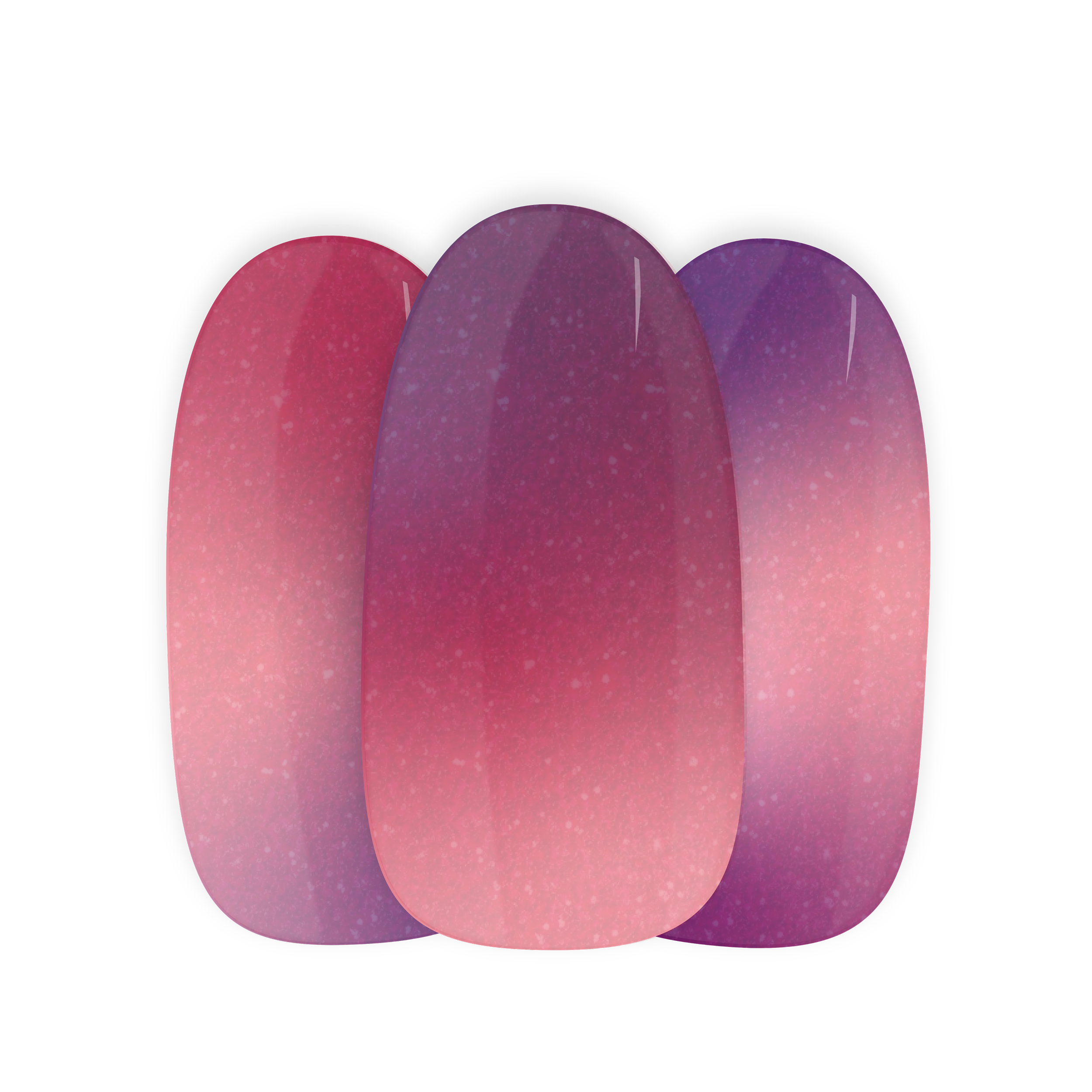 Lavender Light Maniac Nails gellak stickers Manicure Purple glitters