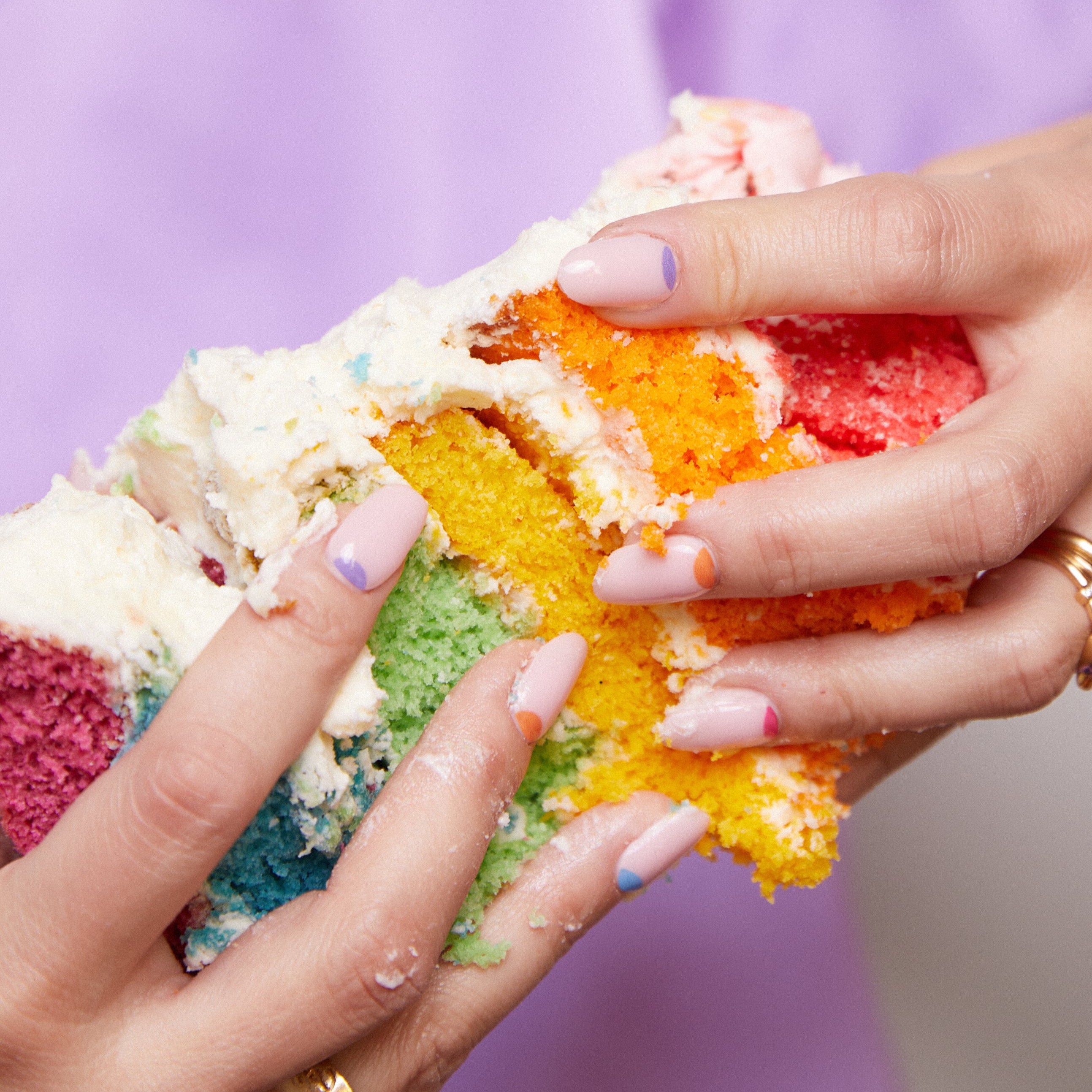 Lizzy van der ligt x maniac 3 sticker sheets colourfull Jagger met cake