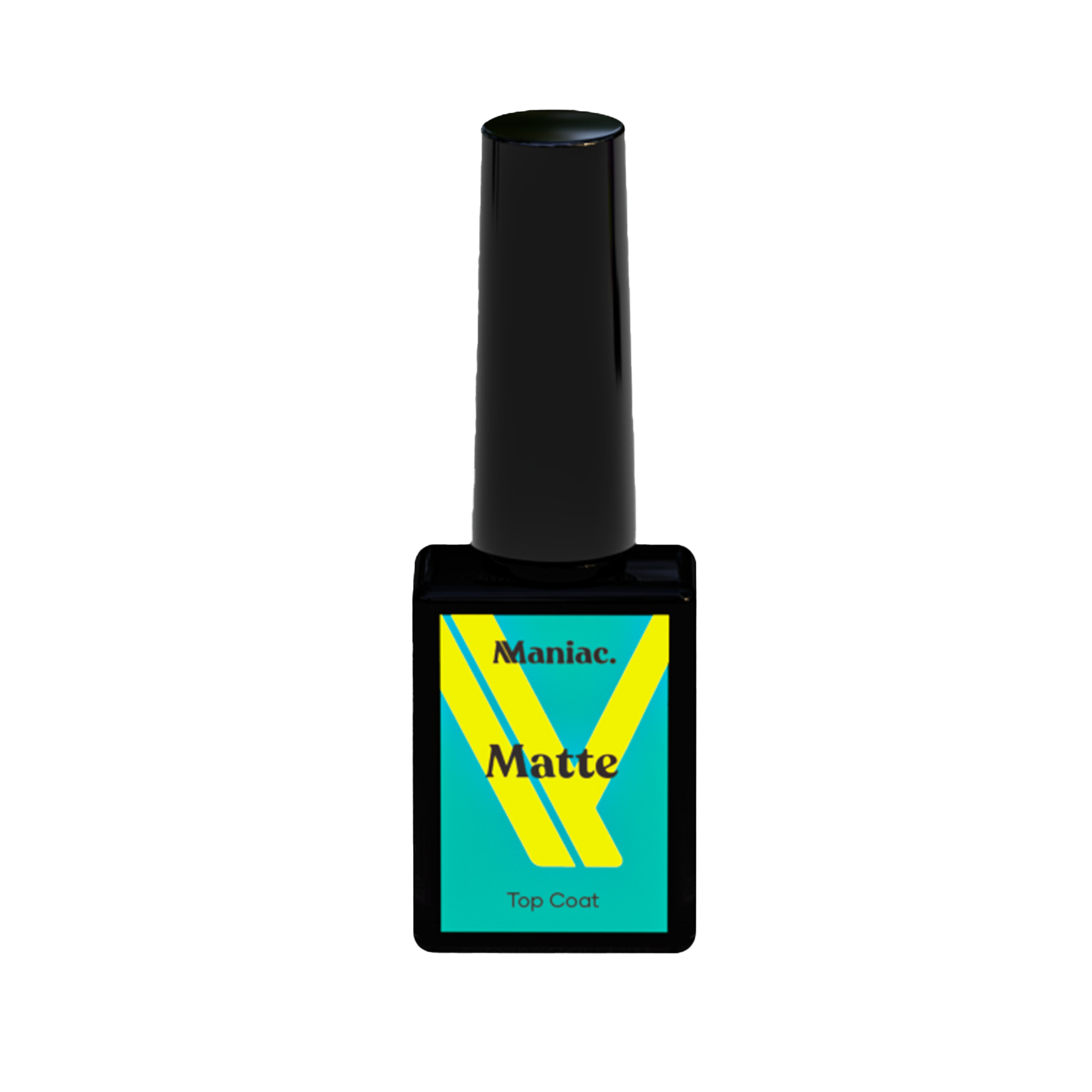 Maniac top coat matte nagel stickers