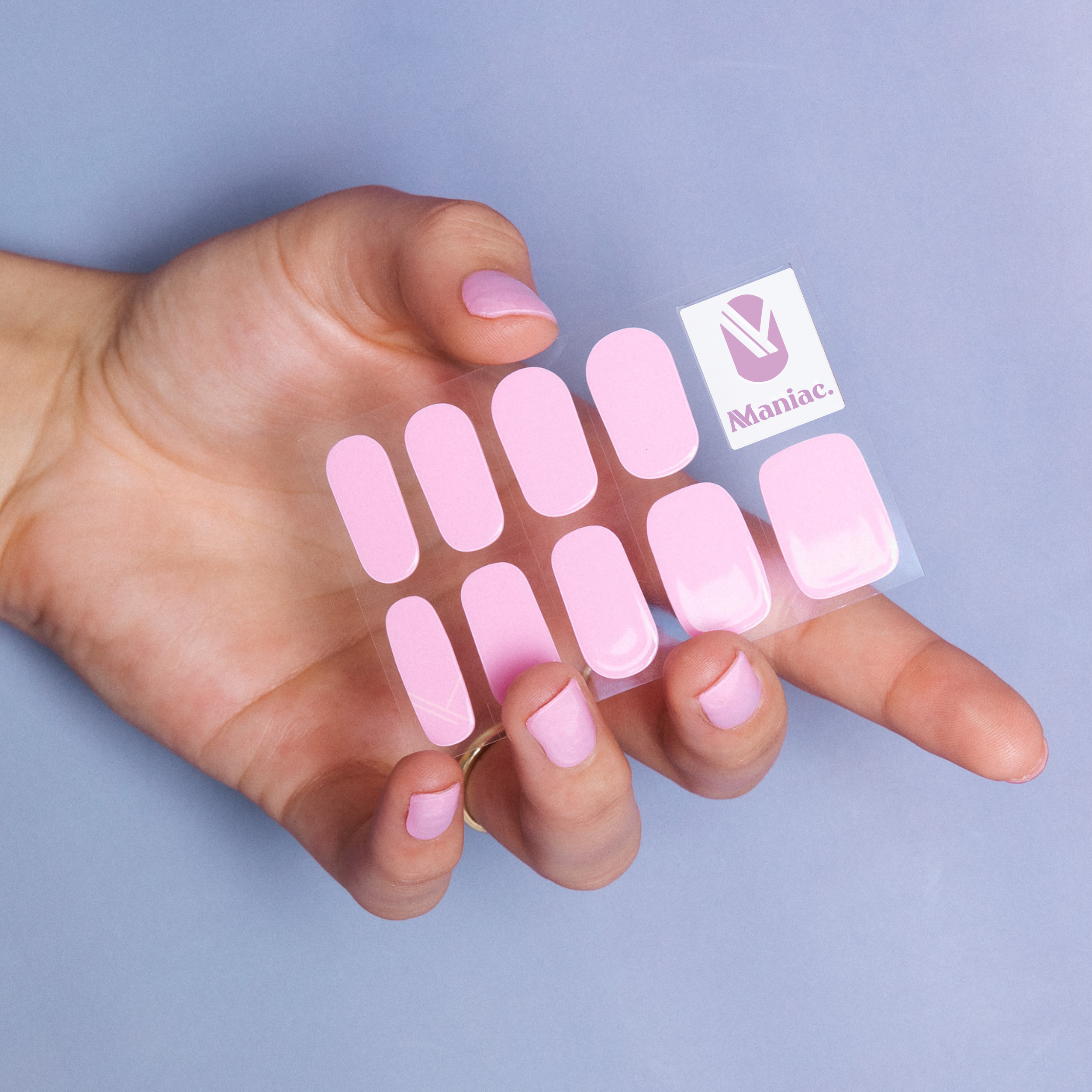 Puppet Pink 1 sheet nails