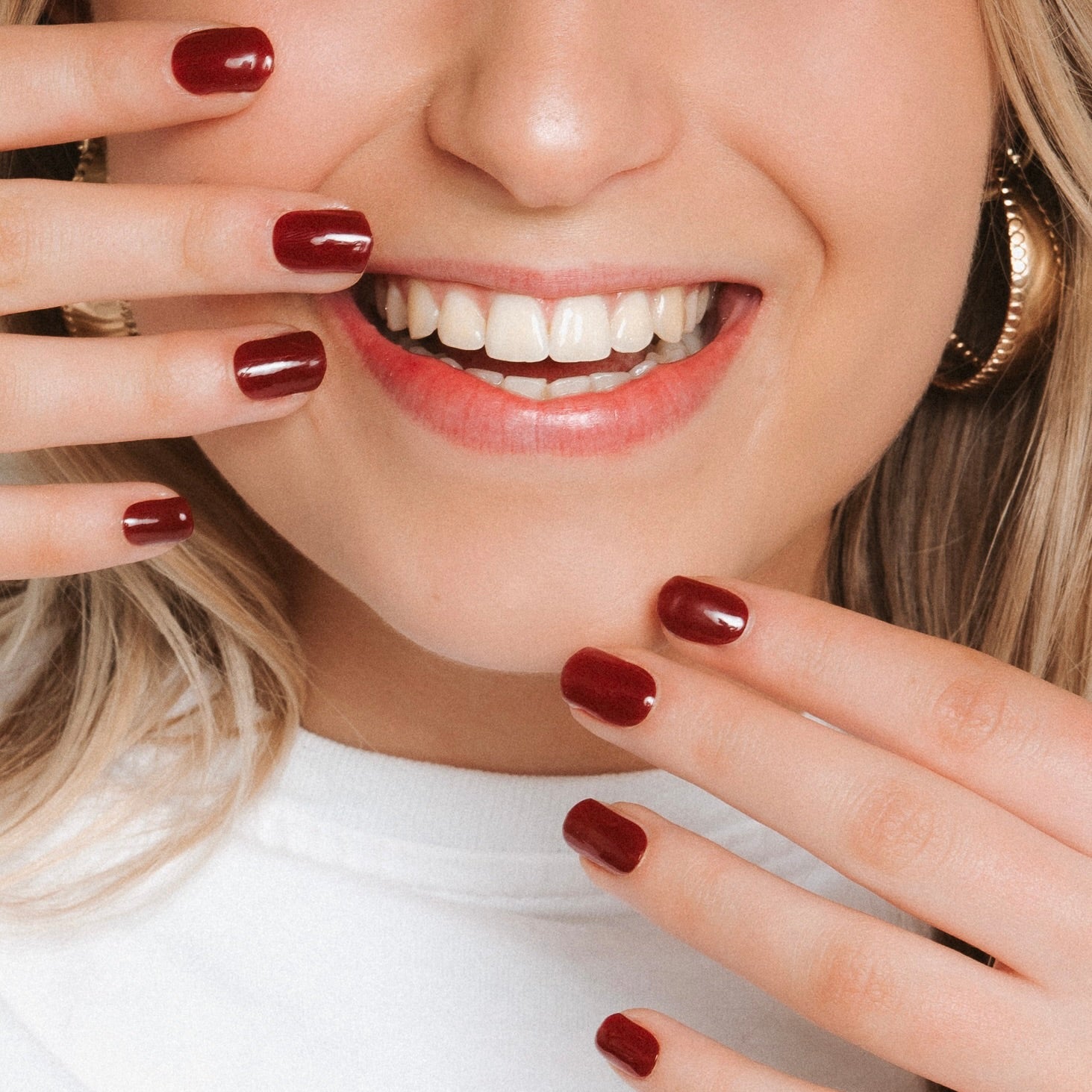 Rita Red Maniac gellak stickers Manicure smile