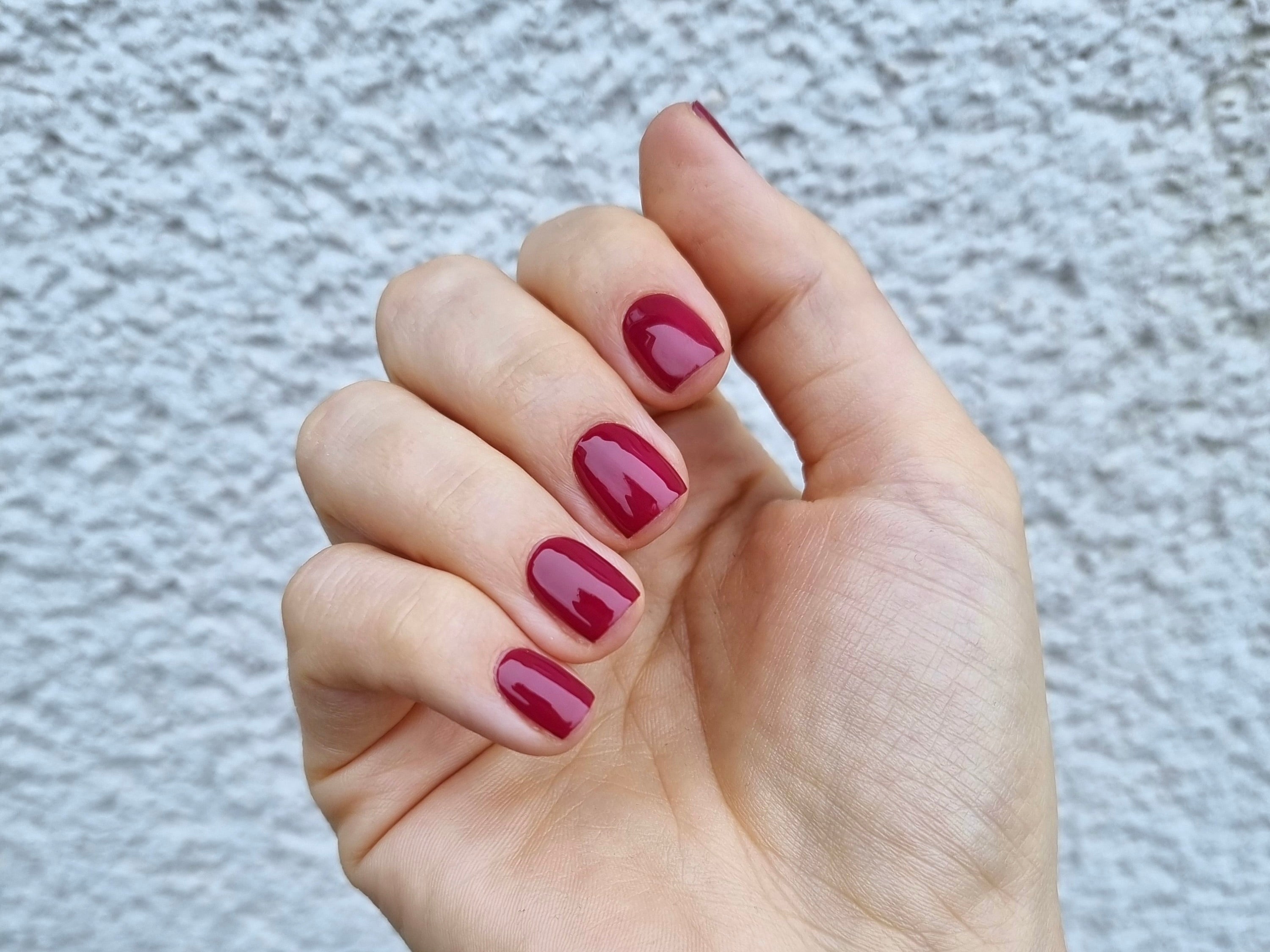 Rita Red Maniac nails gellak stickers Manicure Solid red