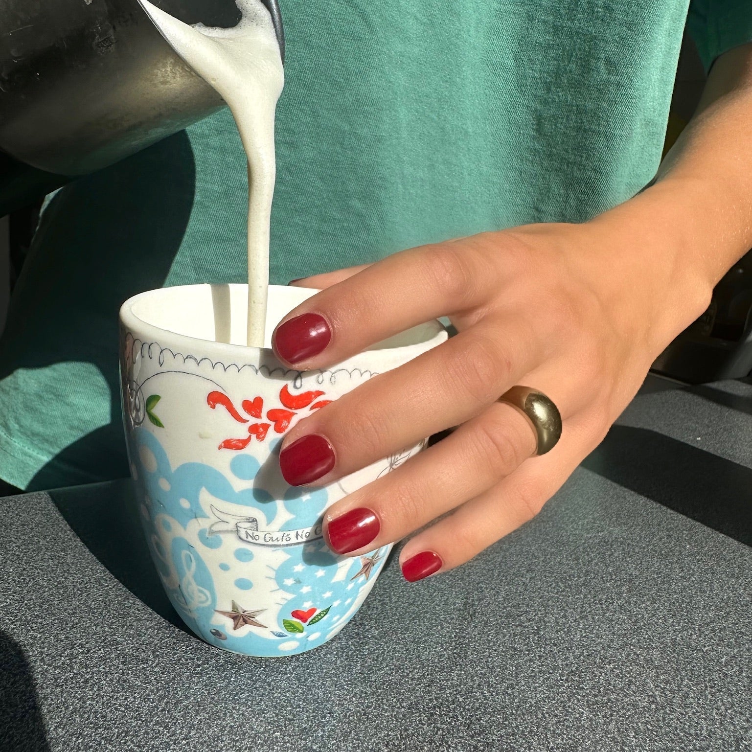 Rita Red Maniac Nails gellak stickers Manicure Red thee