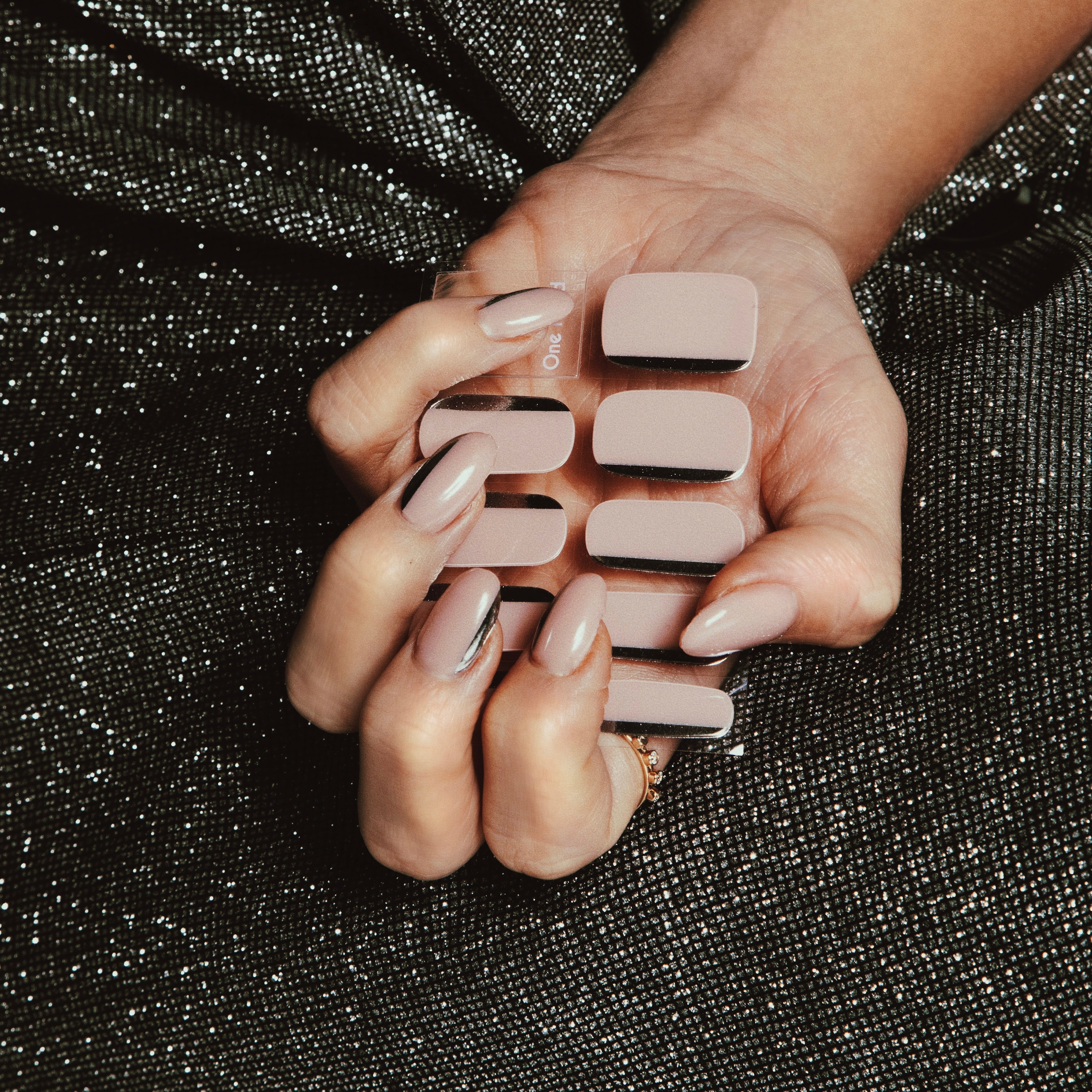 Silver Strike maniac gellak stickers manicure silver sheet