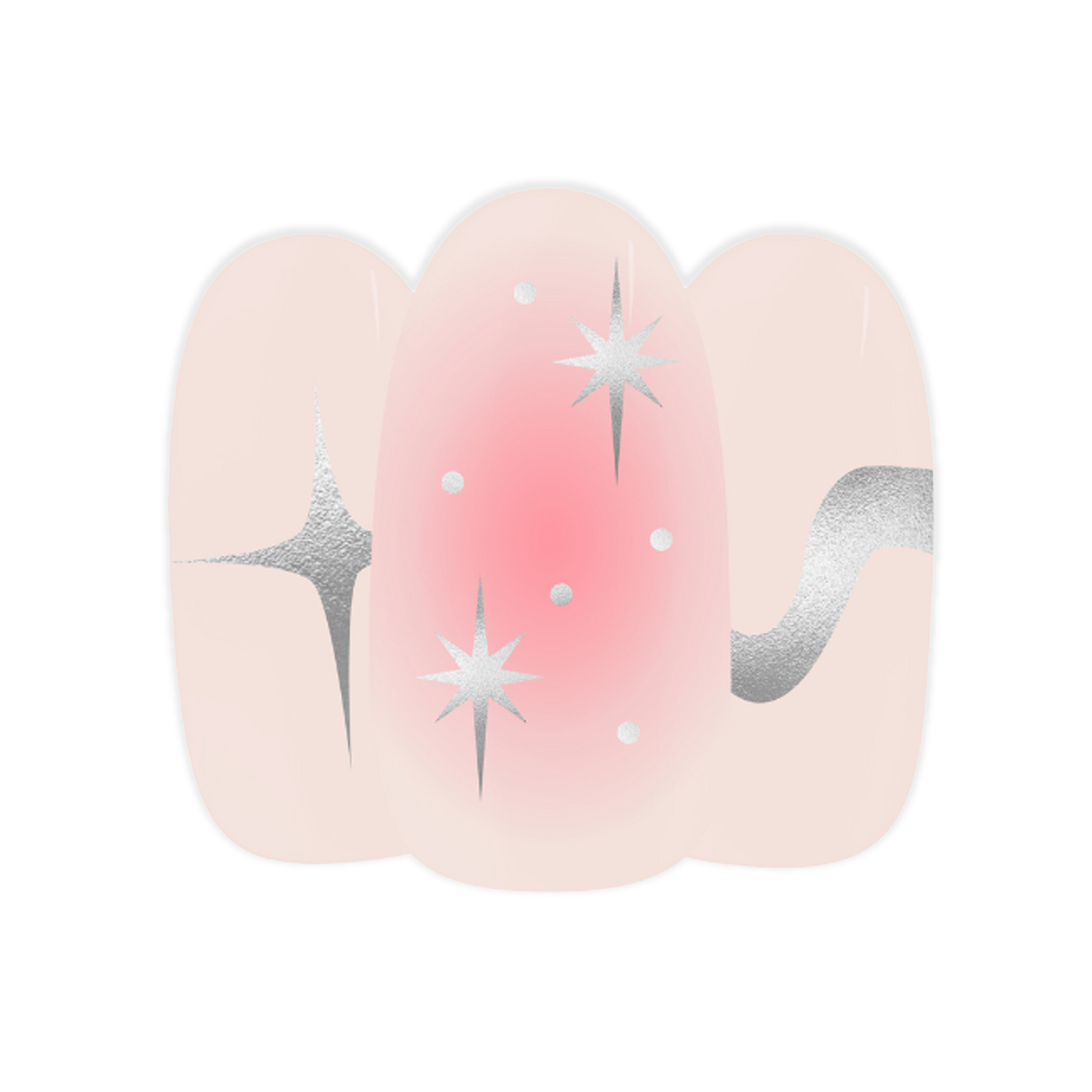 Soft shimmer maniac gelstickers