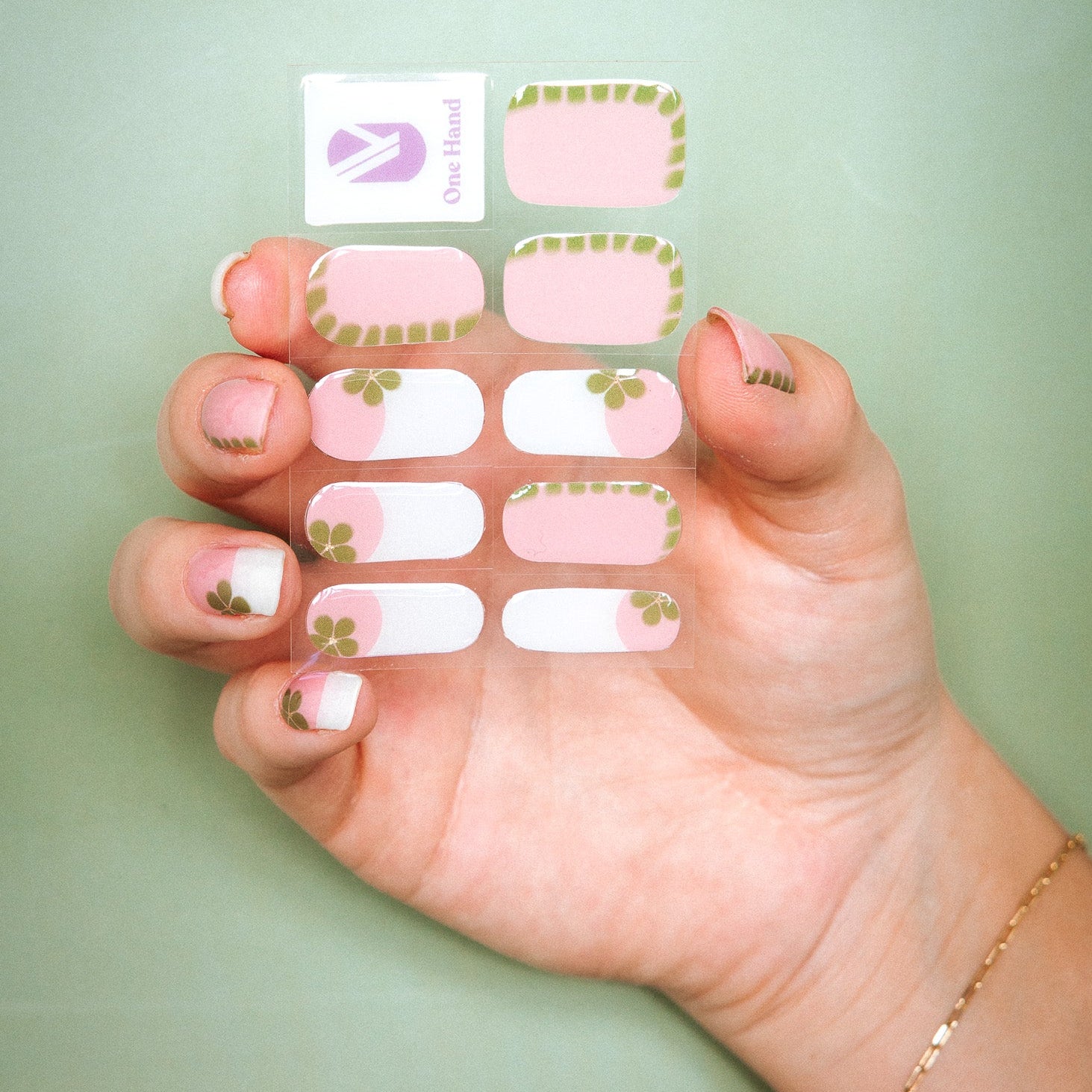 Suki Maniac Nails Gellak Stickers Manicure 1 Sheet Gold Bracelet