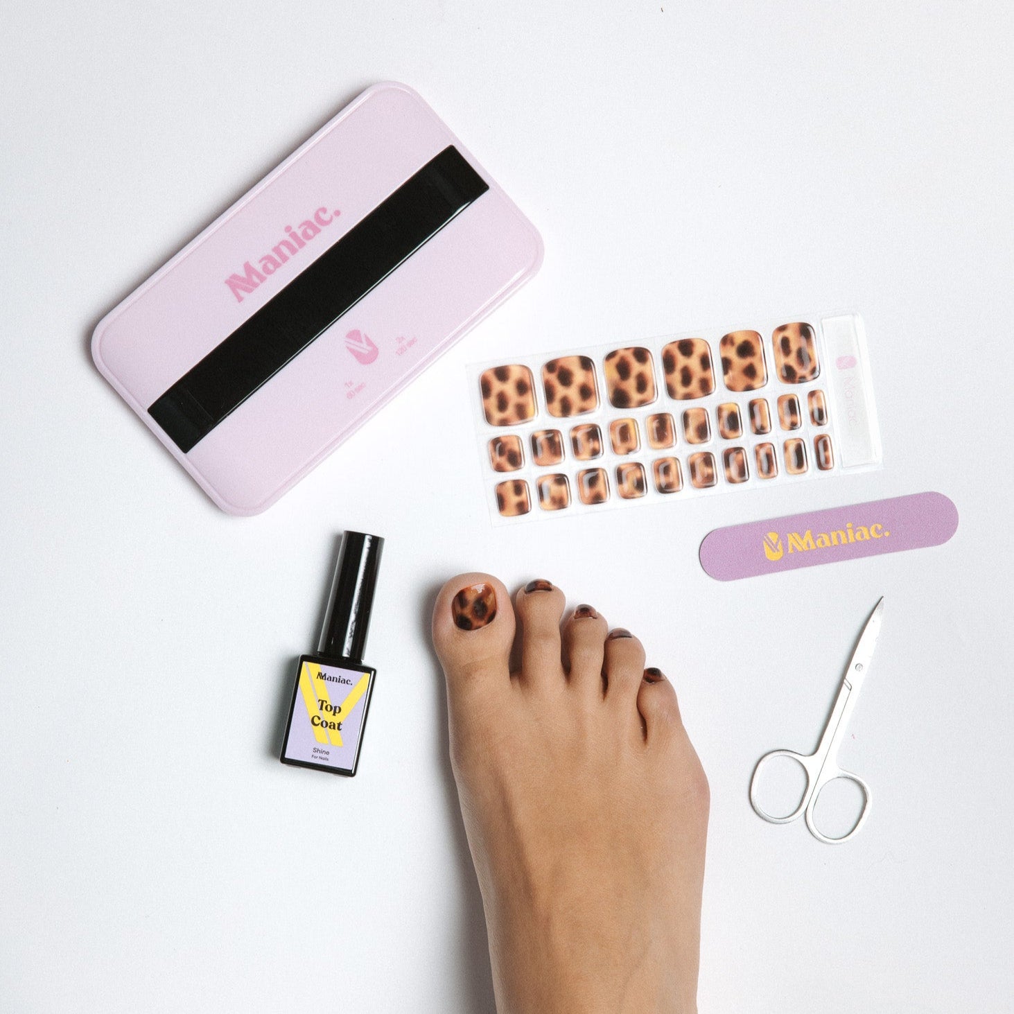 Turtle Pedicure Maniac set toes