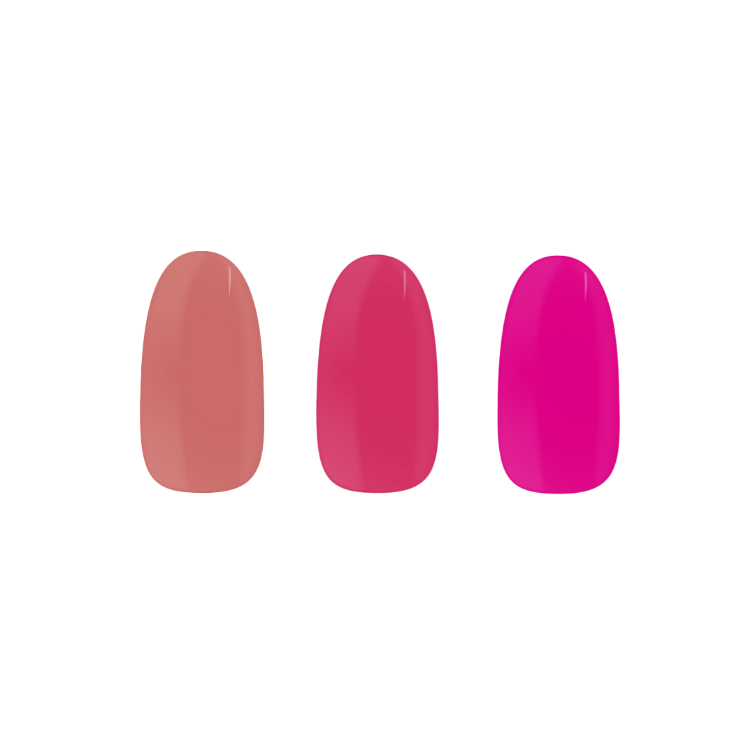 blushing beauty bundle maniac nails stickers rood roze