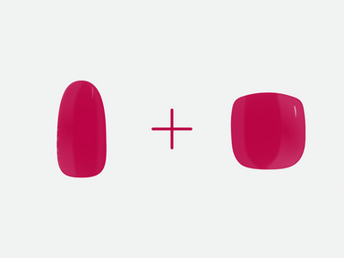 Rosy Red maniac Nails Gellak Sticker Manicure  + Pedicure product image
