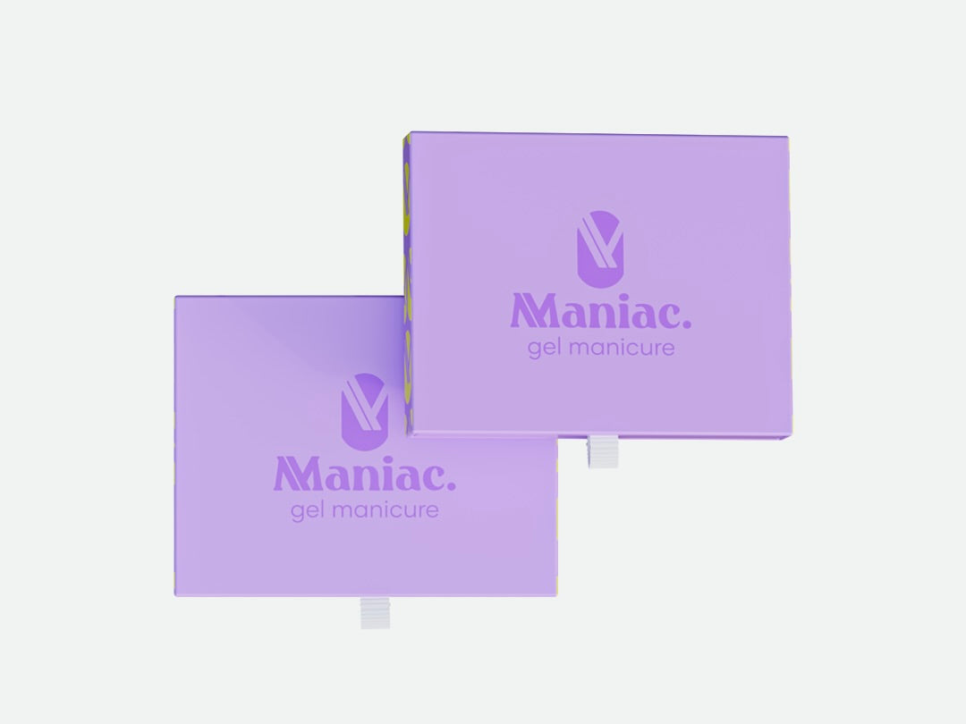 Maniac Nails Startset Gellak Sticker Manicure packaging