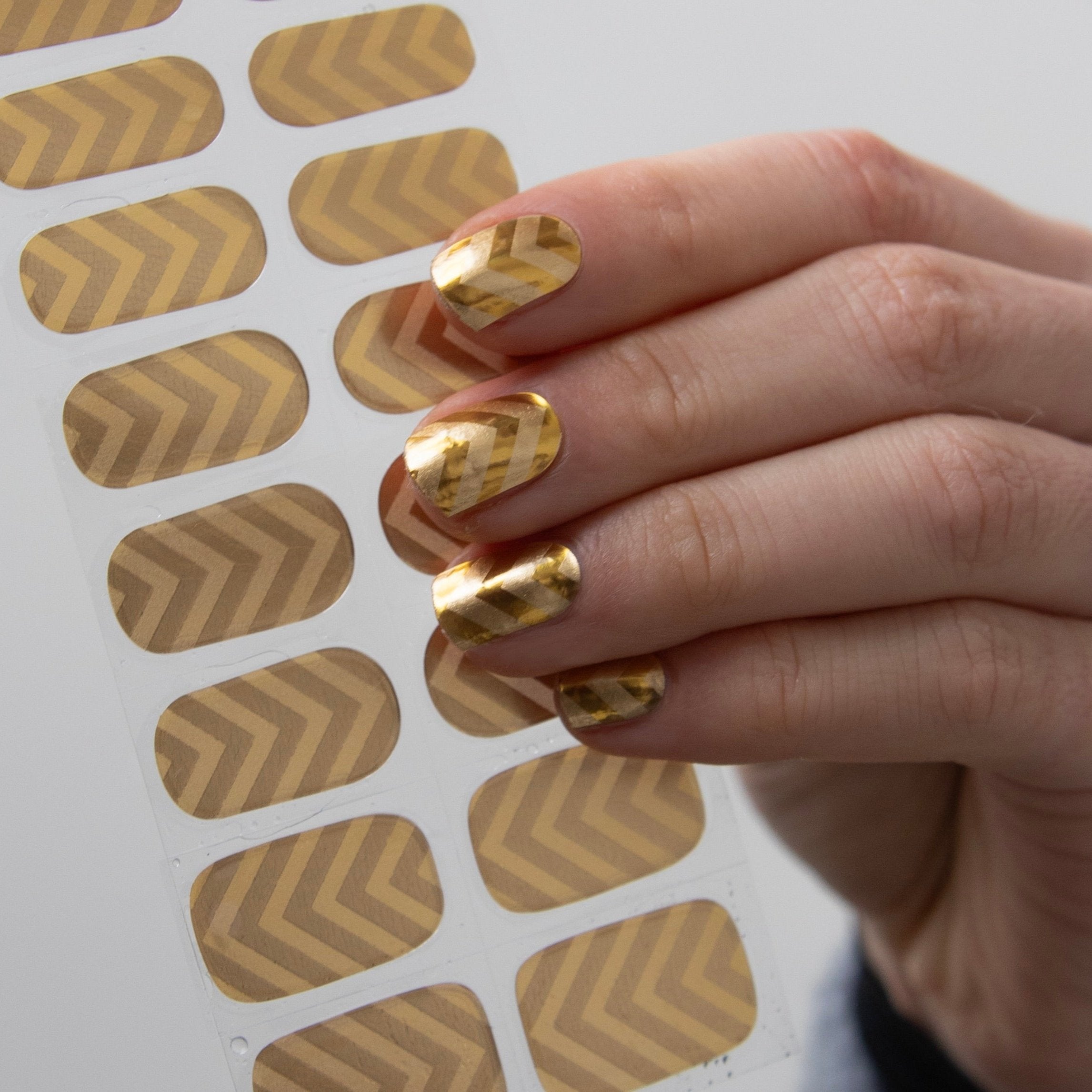 All Out Golden Manicure Maniac Nails