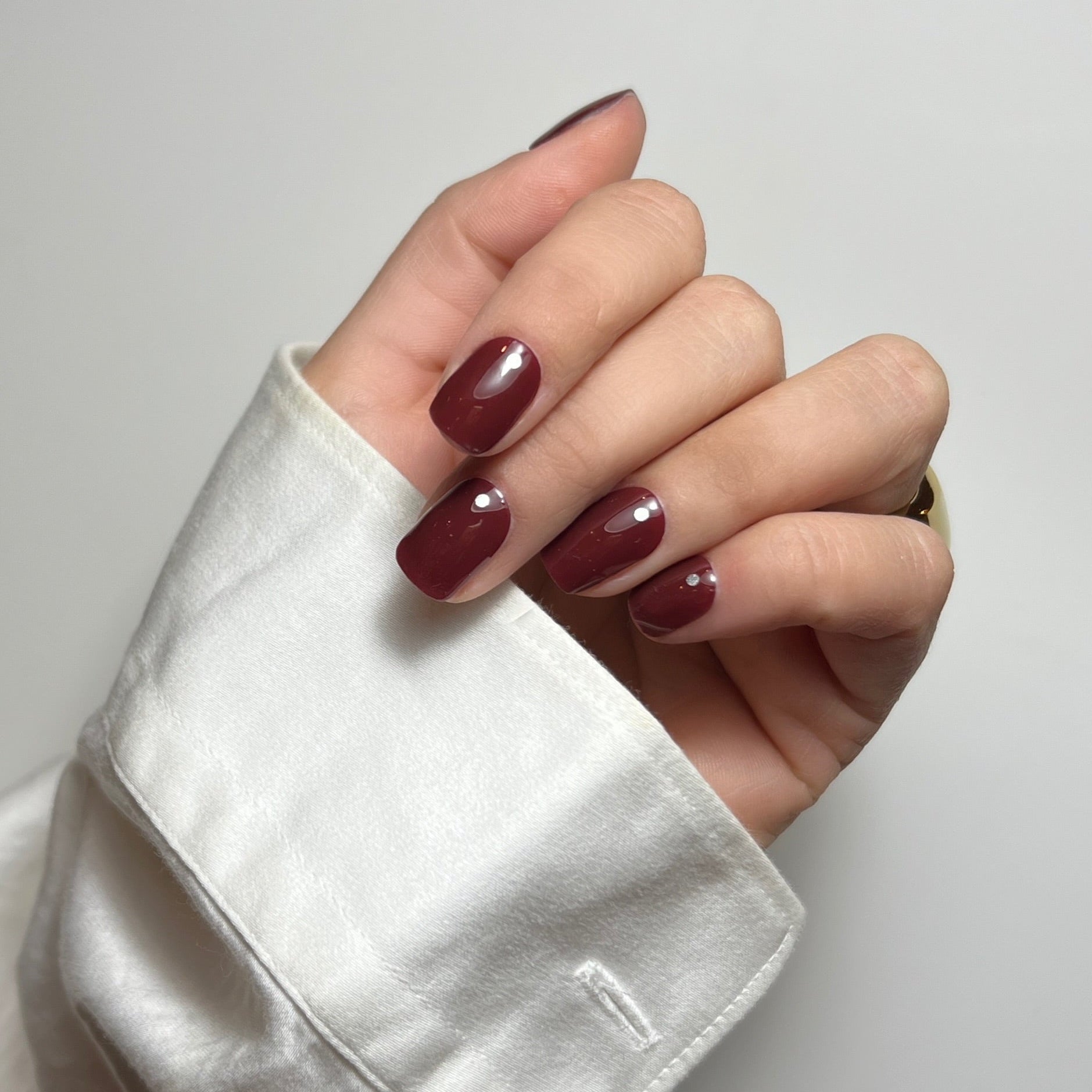 Anouk Nijs Maniac Nails gellak stickers Manicure Nail art bruin zilver 