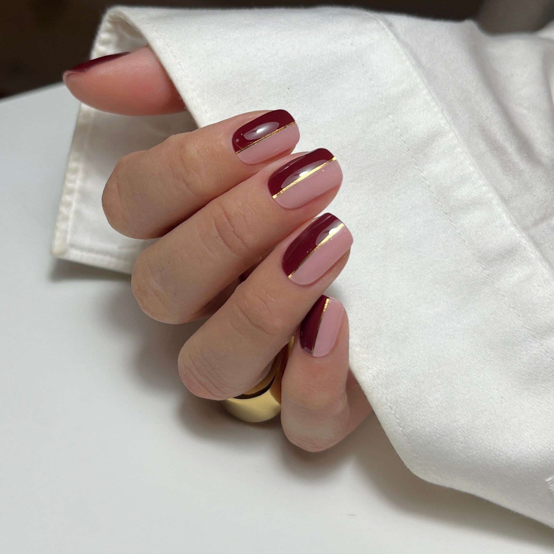 Anouk Nijs Maniac gellak stickers Manicure Maniac Nails gold 