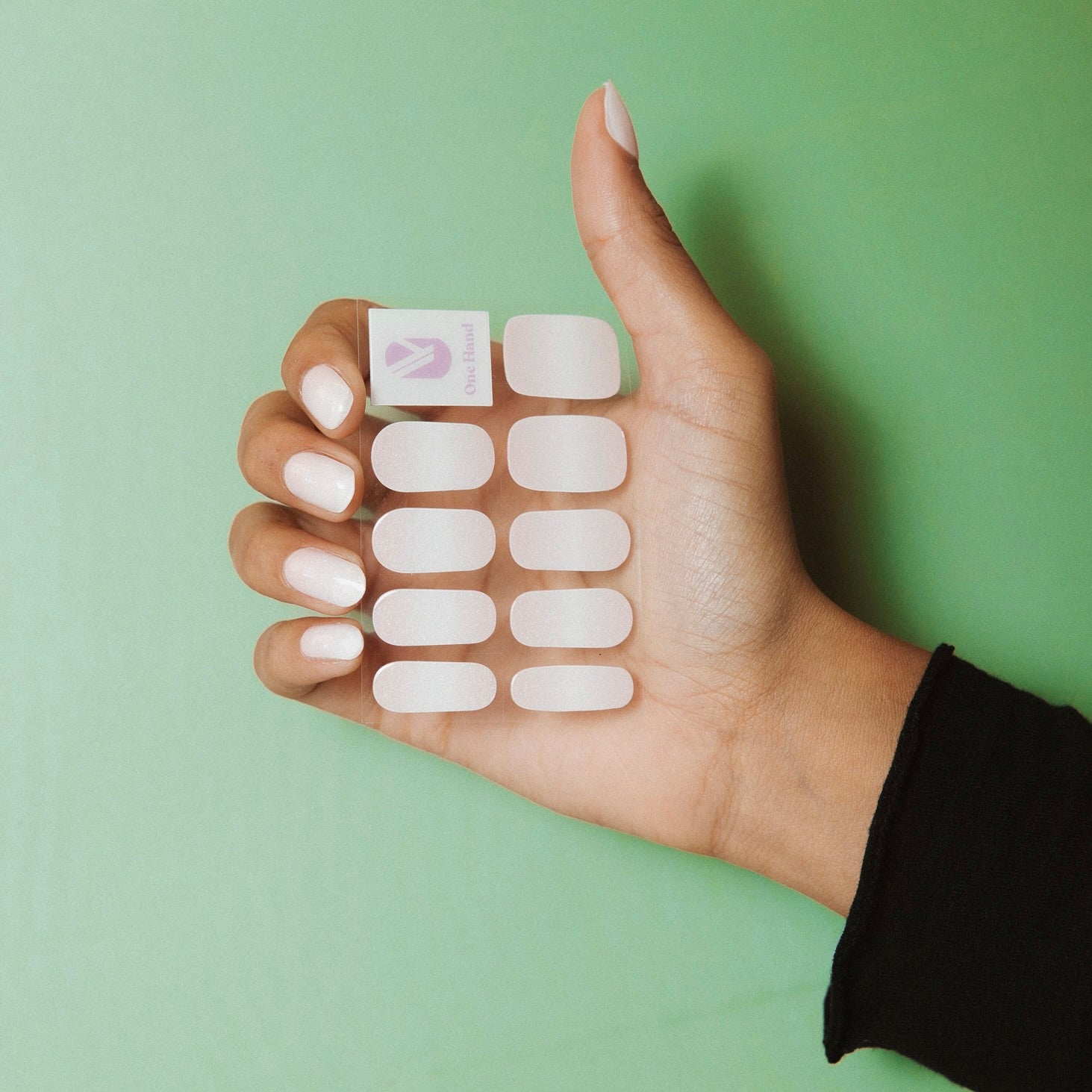 Babyboom Glitter Maniac Nails gellak stickers Manicure Glitter pink  sheet