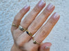 Babyboom Maniac Nails gellak stickers Manicure Pink Golden rings