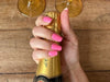 Barbie Pink Manicure Maniac Nails Gellak stickers easy manicure Champagne bottle