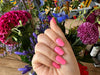 Barbie Pink Manicure Maniac Nails Gellak stickers easy manicure flowers