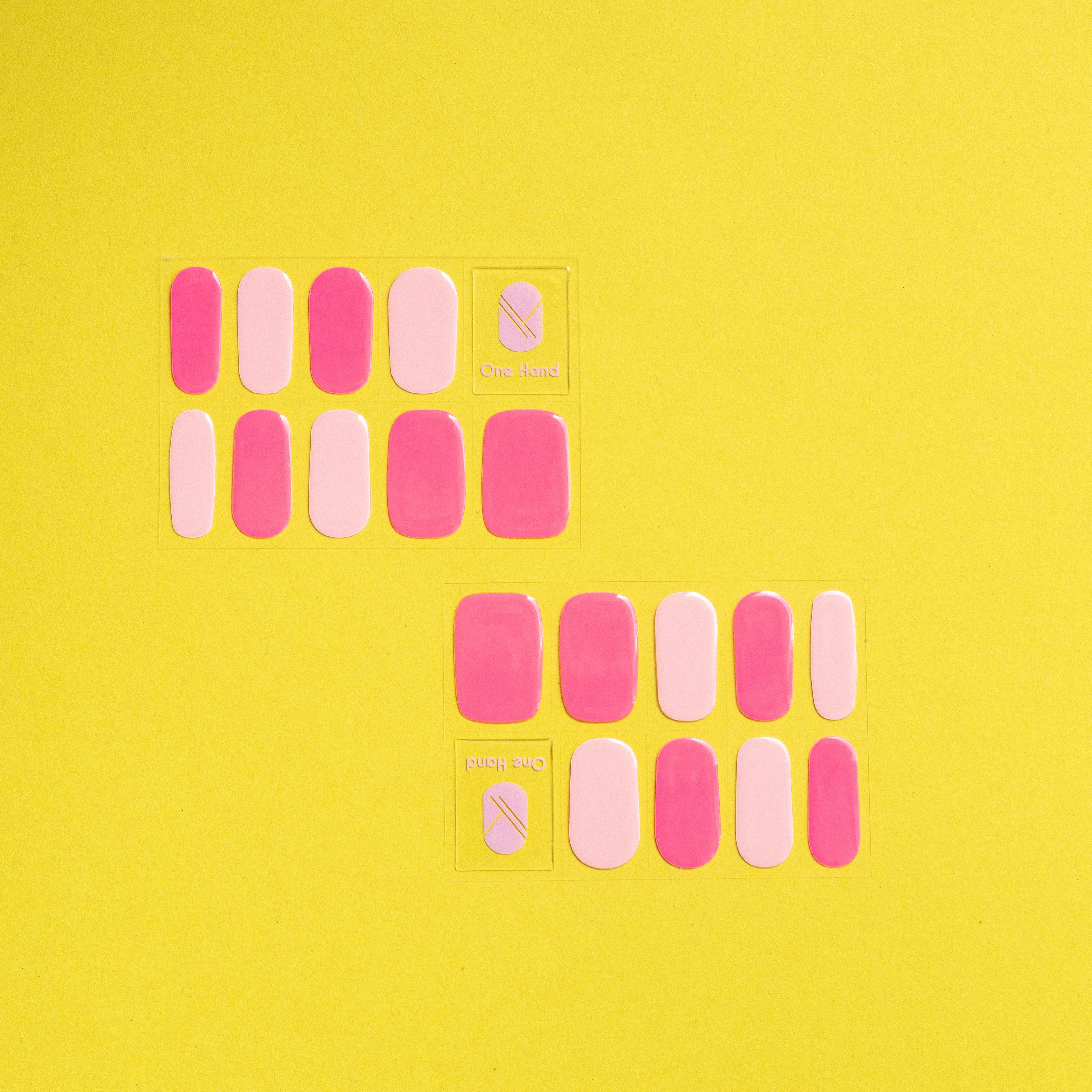 Barbie Bombshell Maniac gellak stickers Manicure Pink sheet