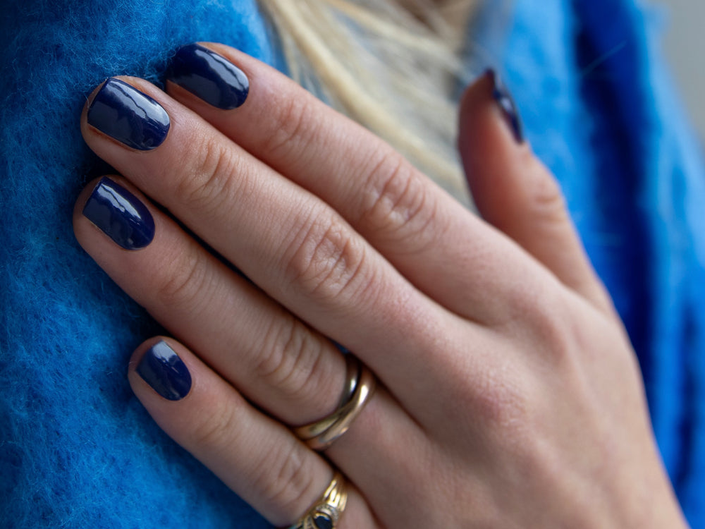 Becca Blue Maniac Nails gellak stickers Manicure Blue Solid