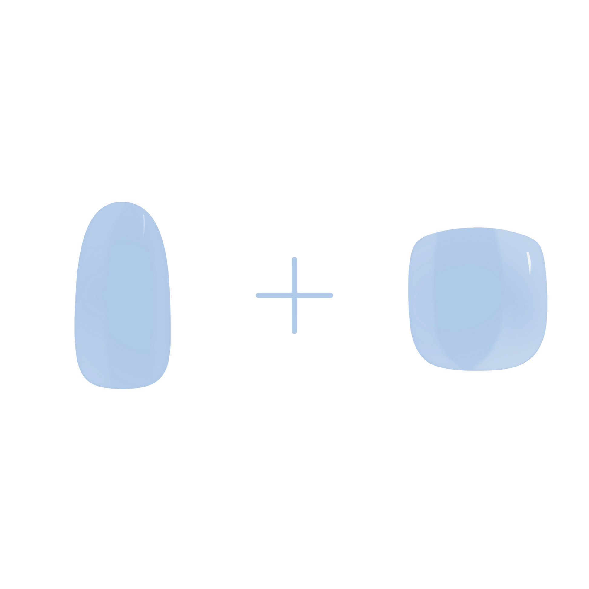 Breezy Blue - Mani+Pedi - Maniac gellak stickers