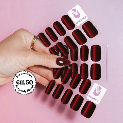 Burgundy Bloom - Maniac gellak stickers
