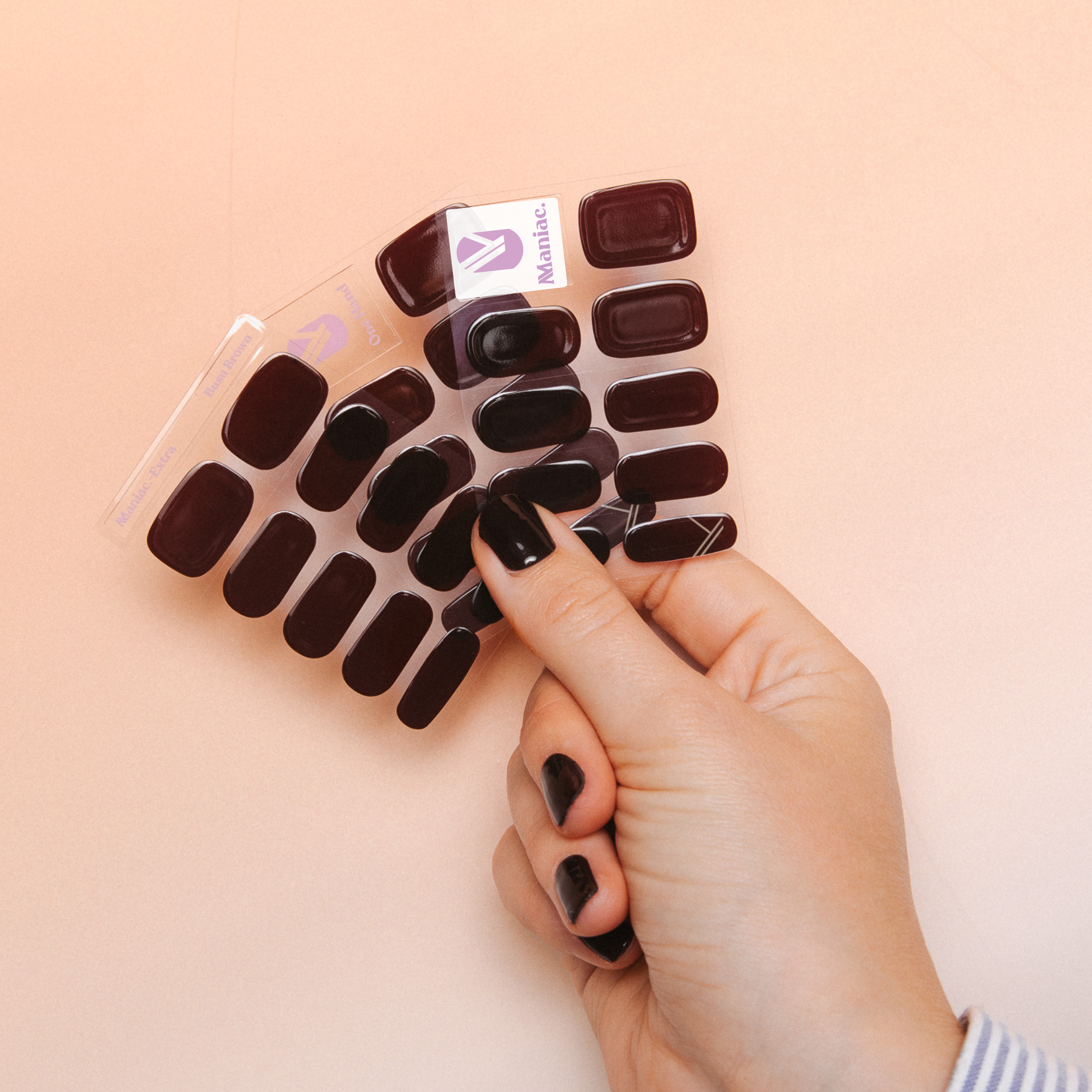 Busu Brown 3 sheets nails