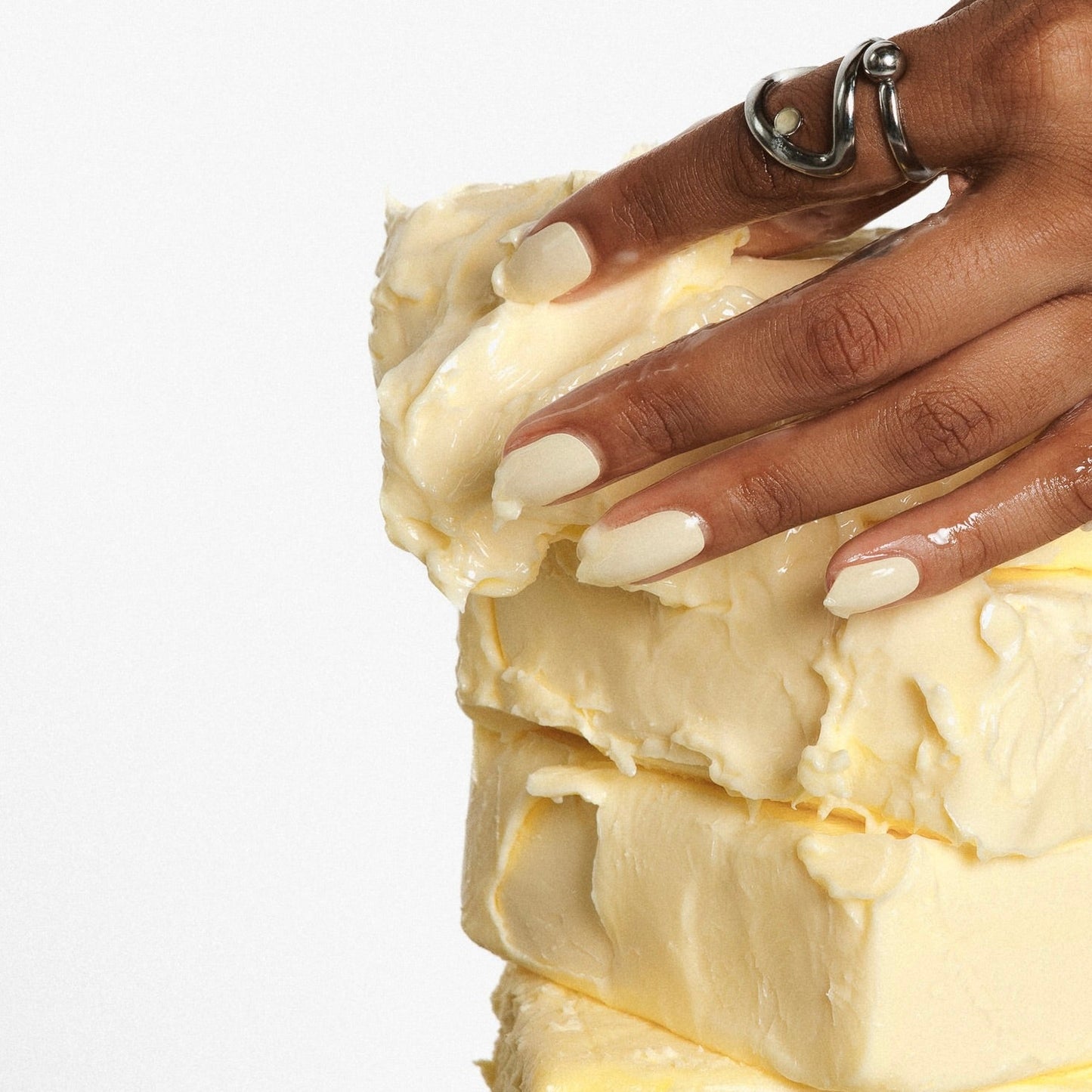 Butter Yellow Maniac gel nail stickers Manicure