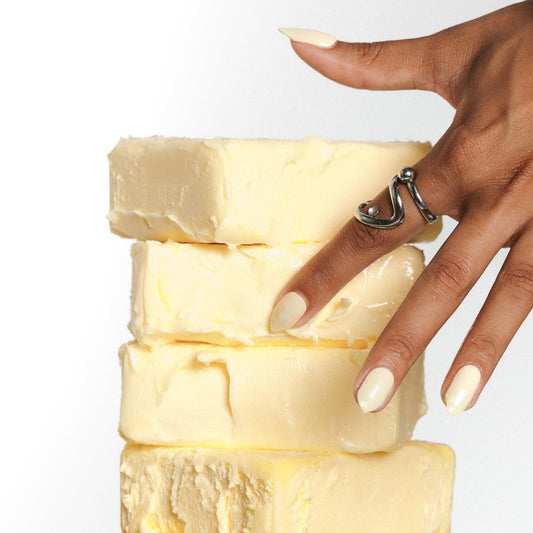 Butter Yellow Maniac gel nail stickers Manicure