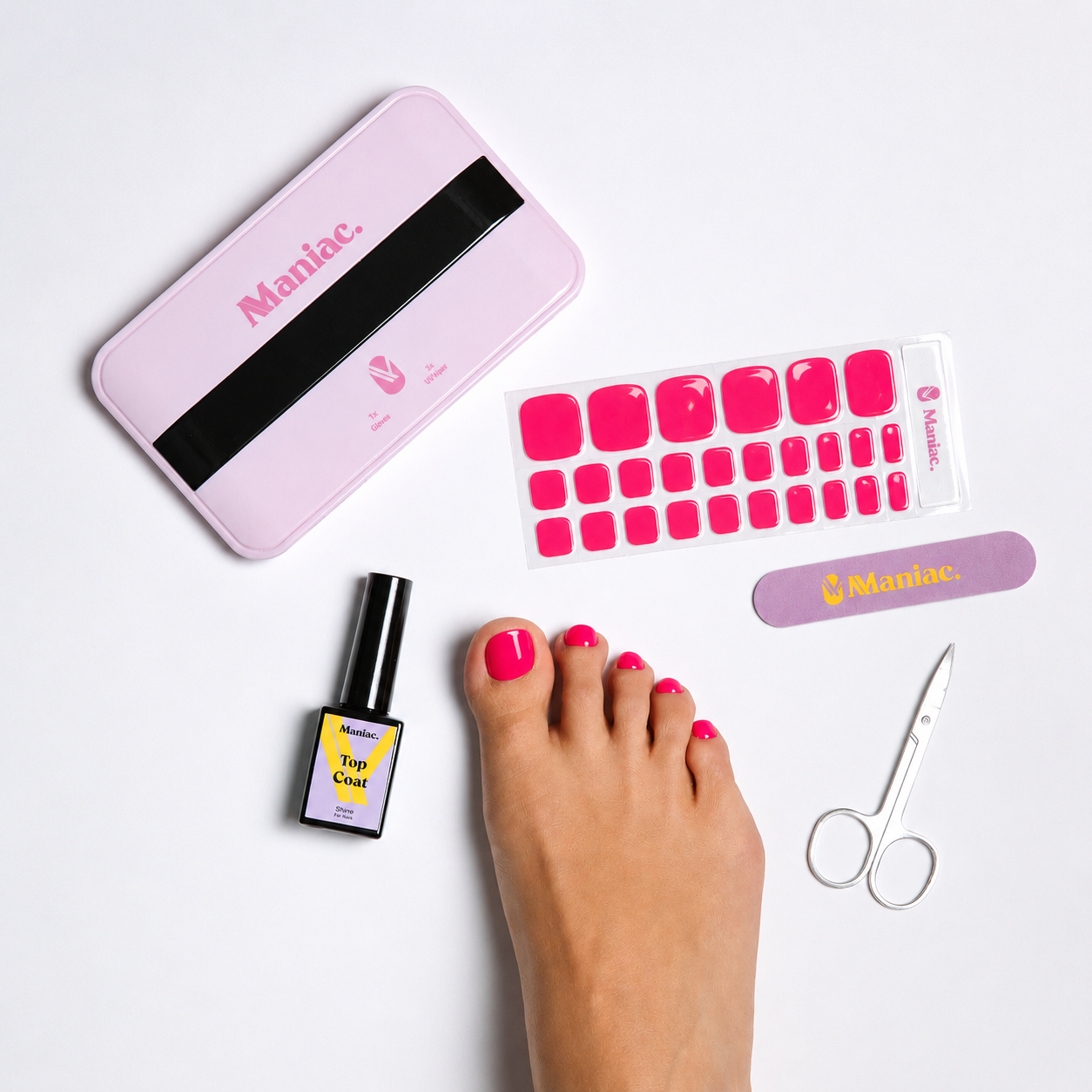 Poppy Pink - Toes