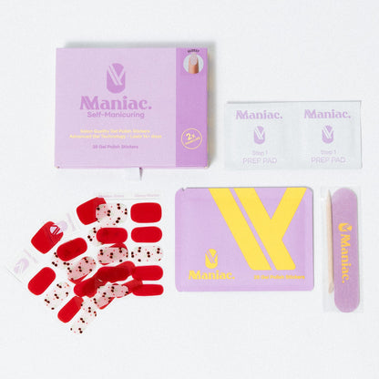 Cherry Charms Self-Manicuring box prep pad 3 sheets