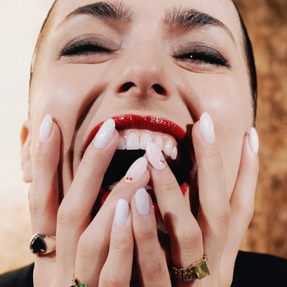 Cherry On Top Maniac gellak stickers Manicure red pink scream