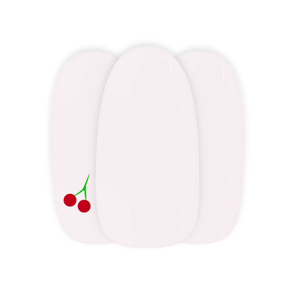 Cherry On Top Maniac gellak stickers Manicure red pink