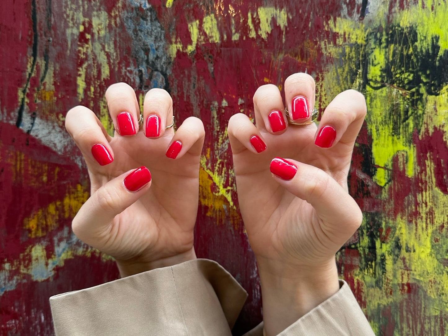 Coco Obsession Maniac gellak stickers Manicure Red Graffiti 