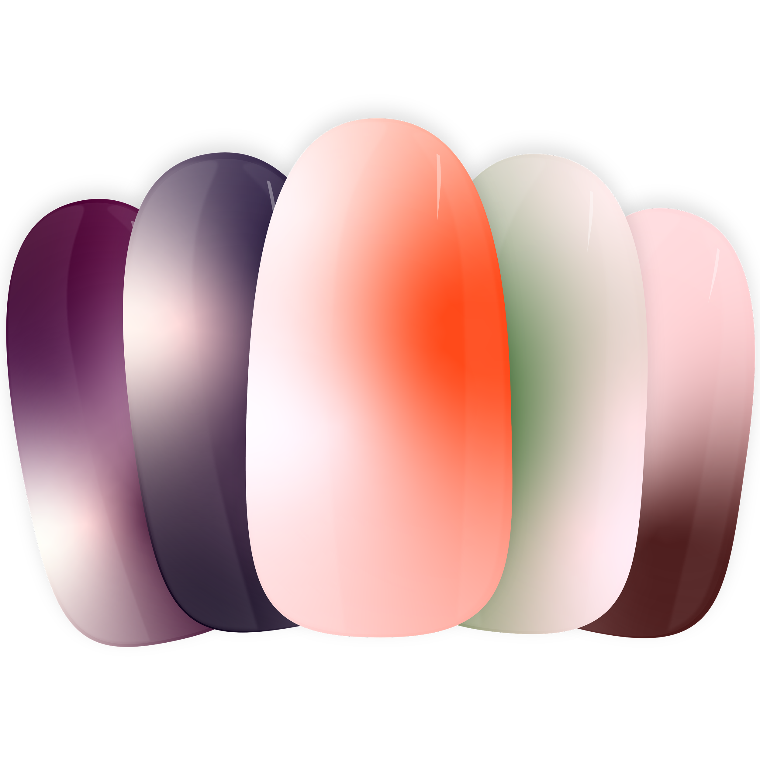 Every Mood Maniac Nails gellak stickers Manicure multi colours 