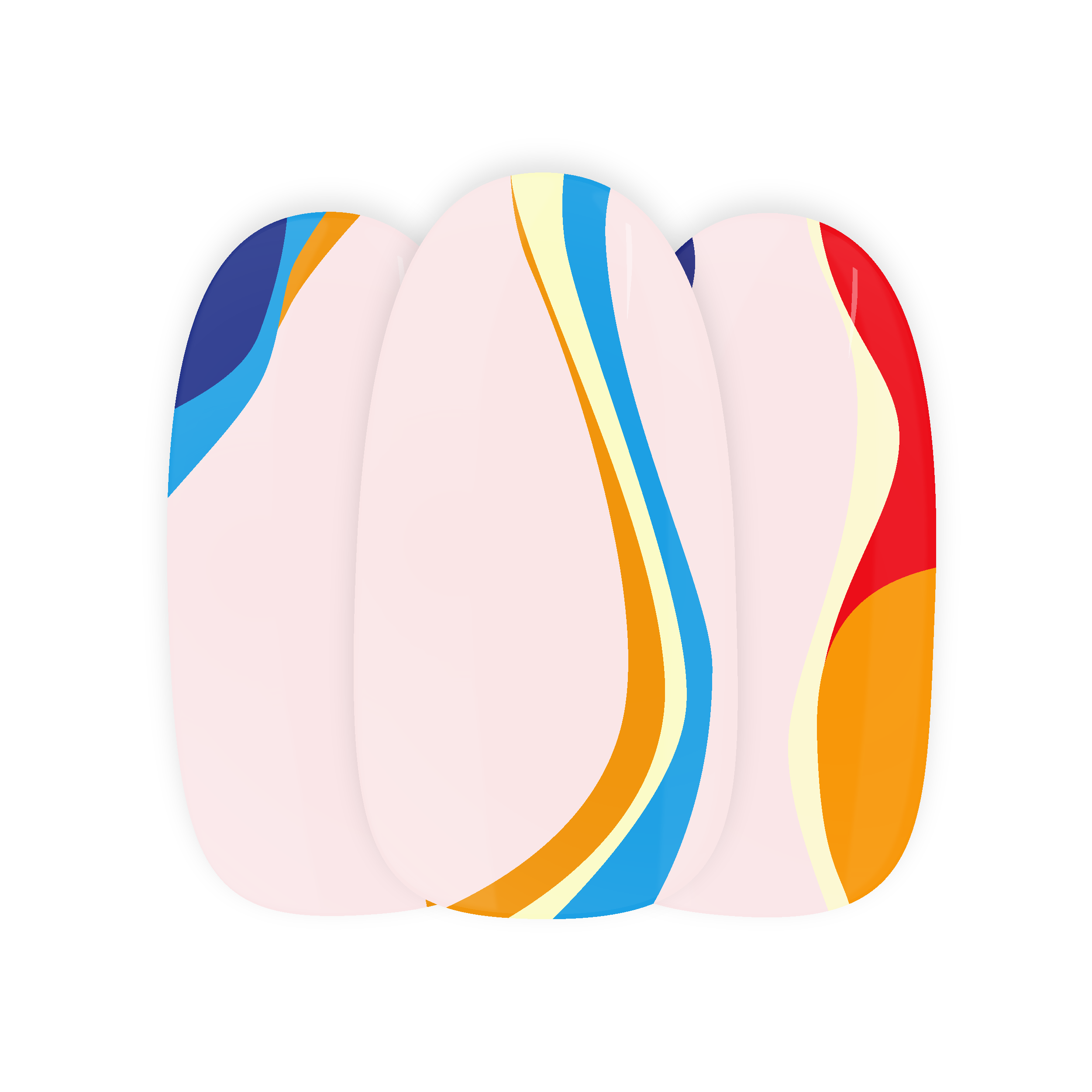 Fine Lines Maniac gellak stickers Manicure Multi Colours