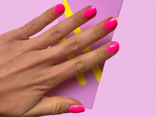 Gaga Pink Maniac Nails Gellak Stickers Hot Neon Pink Manicure