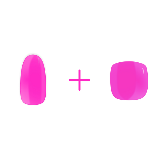 Gaga Pink - Mani+Pedi