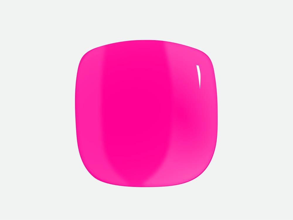 Gaga Pink Maniac Nails Gellak Stickers Hot Pink Pedicure Product Image