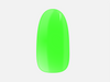 Neon groene nagel die Goergia Green heet van de Maniac gellak sticker collectie