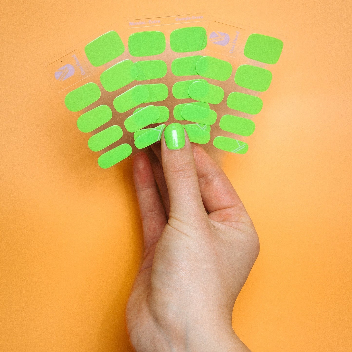 Georgia Green Maniac Nails Gelllak Stickers 3 Sheets 